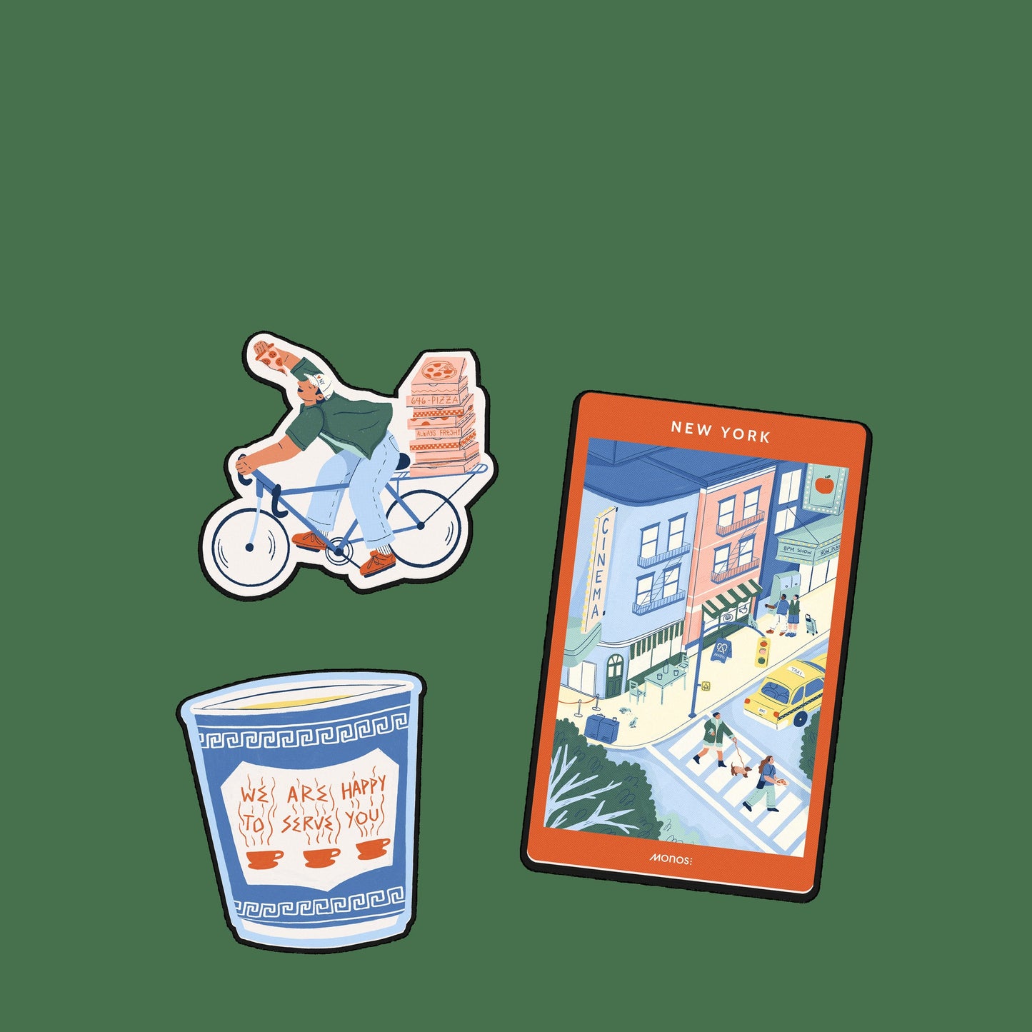 New York Destination Stickers