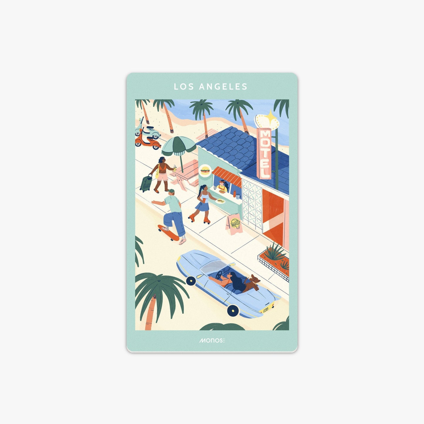 Los Angeles Destination Stickers