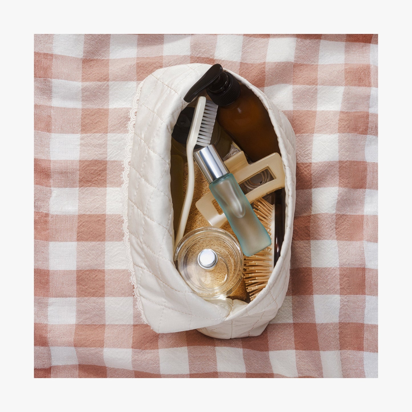 Monos × Reformation Cosmetic Pouch